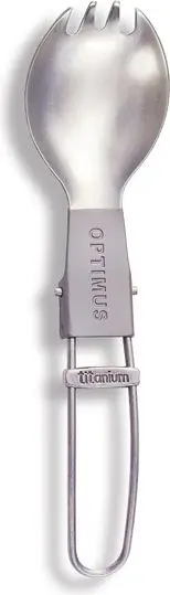 Lugë e palosshme prej titani Optimus Spork (8016284), e argjendtë