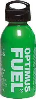 Shishe karburanti Optimus Fuel Bottle S, 0.4L, aliazh alumini, jeshile