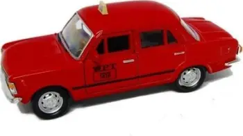 Maket makine Welly Fiat 125p Taxi, shkalla 1:39, i kuq