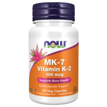 Vitamin K2 MK-7 100 mcg NOW Foods, 60 kapsula