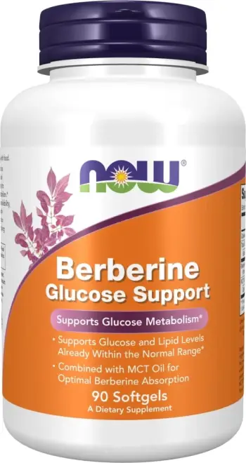 Berberine Glucose Support NOW Foods 90 softgels