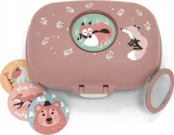 Kuti snack Monbento MB Gram Cinnamon Fox, 0.6L, pa BPA, shumëngjyrëshe