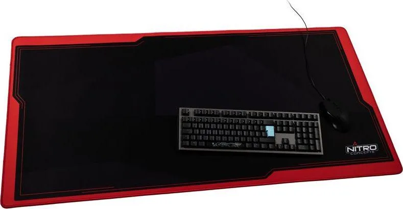 Mauspad Nitro Concepts Deskmat DM12, XXL, i kuq - 3
