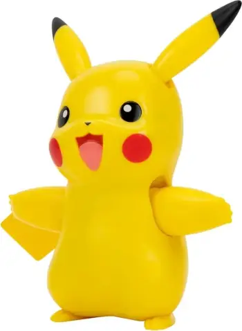 Figurë lodër Pokémon Jazwares My Partner Pikachu, elektronike, me drita dhe tinguj, e verdhë