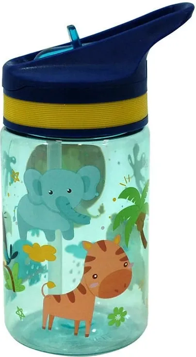 Bidon uji KiDS Licensing Jungle KL11262, 400 ml, me pipëz dhe dorezë - 6