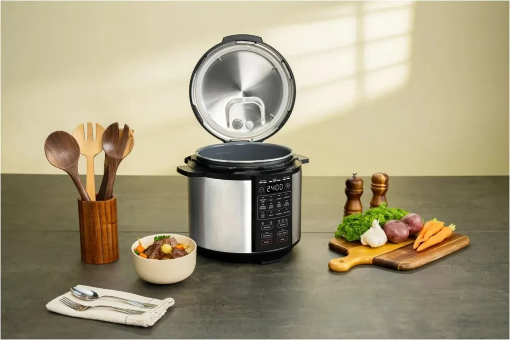 Multicooker Cosori CMC-CO601-SEU, 5.7L, 1100W, zi-e argjendtë - 11