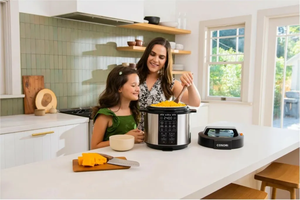 Multicooker Cosori CMC-CO601-SEU, 5.7L, 1100W, zi-e argjendtë - 10