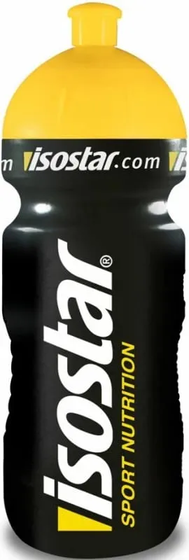 Shishe uji për sport Isostar, Pull Push, 650ml, e zezë - 1