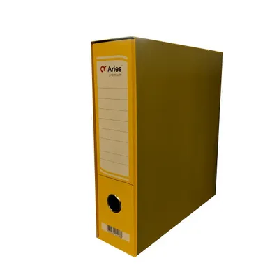 Aries Registrator Me Kuti A4/80 Premium Verdhe - 1