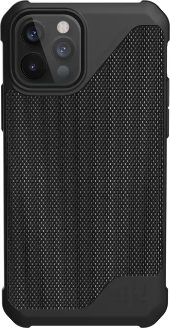 Mbrojtëse UAG Metropolis LT FIBRARMR për iPhone 12/12 Pro, e zezë