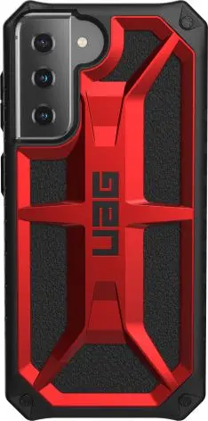 Mbrojtëse Urban Armor Gear për Samsung Galaxy S21+ 5G, e zezë/e kuqe