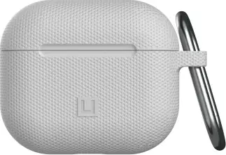 Kuti mbrojtëse Urban Armor Gear Dot për AirPods 3, e hirtë