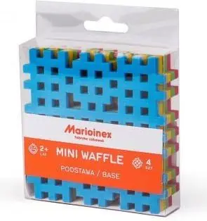 Set blloqesh ndërtimi MARIO-INEX Mini Waffle, 4 elemente