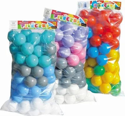 Toptha pishine Baczek Pool Balls, 7cm, set 80 copë, shumëngjyrësh - 1
