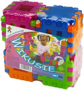 Lodër konstruktore Wikusie Construction Blocks 2, blloqe ndërtimi, për fëmijë 1+