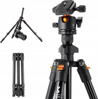 Tripod K&F, kokë magnezi 3D, 8 kg - 3
