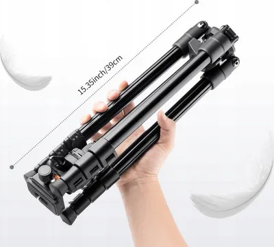 Tripod K&F, kokë magnezi 3D, 8 kg - 6