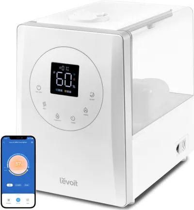 Lagështues ajri Levoit LV600S, 6L, ultrasonik, i bardhë - 2