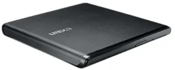 Disk optik i jashtëm Lite-On ES1 Ultra-slim, i zi