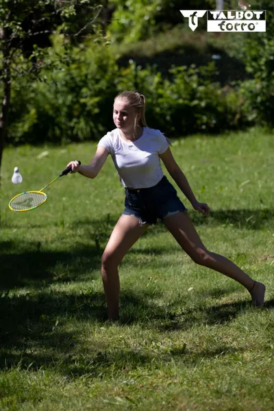 Raketë badminton Talbot Torro Attacker, 120 g, për fillestarë, verdhë jeshile - 3