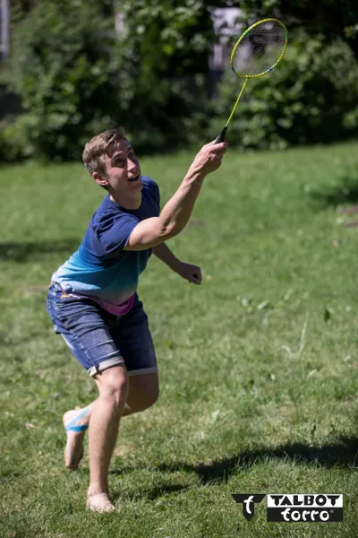 Raketë badminton Talbot Torro Attacker, 120 g, për fillestarë, verdhë jeshile - 4