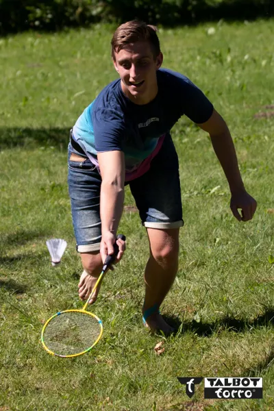 Raketë badminton Talbot Torro Attacker, 120 g, për fillestarë, verdhë jeshile - 5