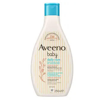 Xhel dushi për bebe Aveeno Daily Care, 250 ml