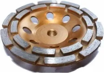 Teh diamanti për bluarjen e betonit Mar-Pol (MZ08787), 125 mm, M14, 2 segmente