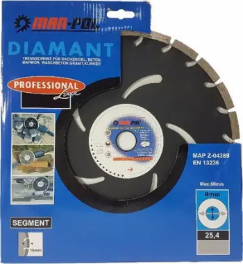 Disk prerës diamanti Mar-Pol, 350x25,4x10 mm