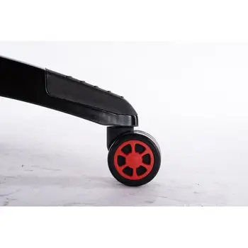 Karrige lojërash Top E Shop Drift Swivel, e zezë/e kuqe