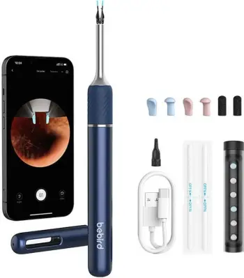 Otoskop digjital Bebird Note 5 me kamerë, blu