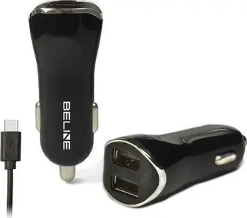 Karikues Beline 2xUSB + USB-C 2.1A, i zi