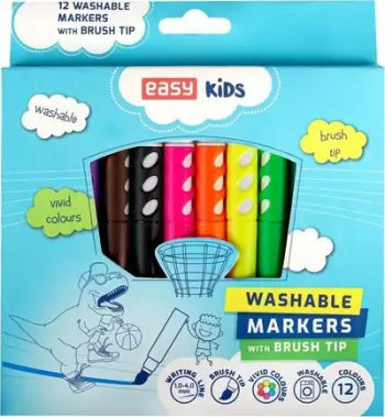 Stilolapsa Easy Stationery, 12 ngjyra