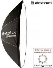 Softbox Elinchrom Rotalux Octabox 135cm, oktagonal, për studio, i zi
