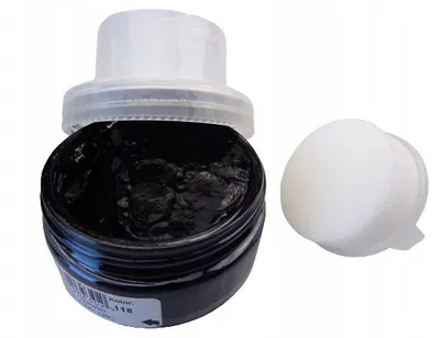 Krem këpucësh Kaps Brillance, sfungjer aplikues, 50 ml, shumëngjyrësh - 2