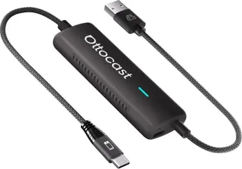 Adapter wireless për makinë Ottocast CA450 me MirrorCast, i zi