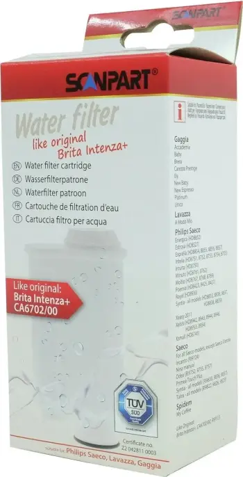 Filtr për Ekspres Kafe Scanpart, për Philips Saeco/Lavazza/Gaggia, Bardhë
