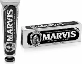 Pastë dhëmbësh Marvis Fluoride Amarelli Licorice, 85ml, e zezë