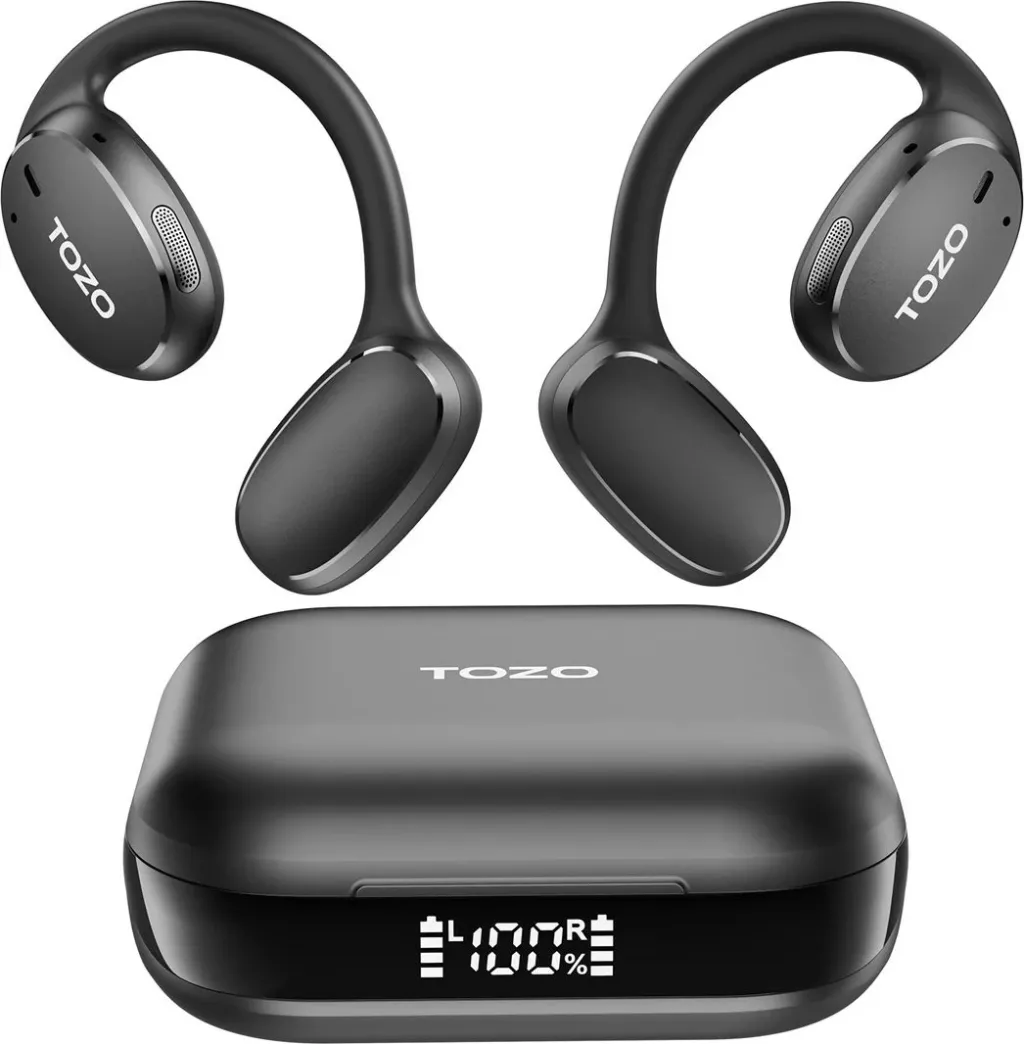 Kufje TOZO OpenEgo TWS Bluetooth, USB Type-C, Zezë - 2