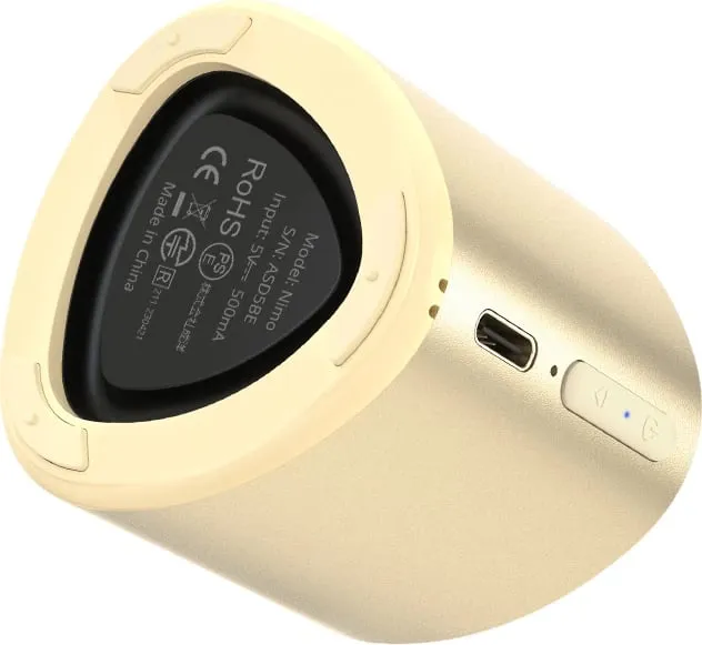Altoparlant mini Tronsmart Nimo 5W, Bluetooth 5.3, Gold - 2