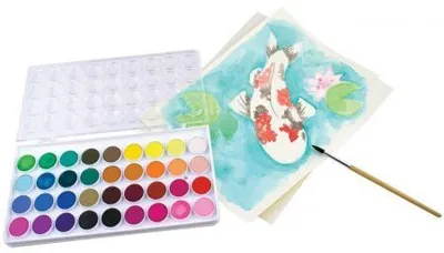 Set bojëra të ujit Ooly 272750), 36 ngjyra + furçë - 1