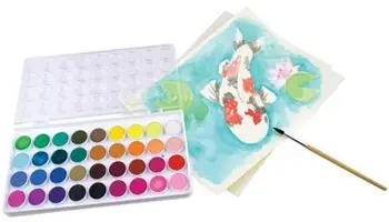 Set bojëra të ujit Ooly 272750), 36 ngjyra + furçë