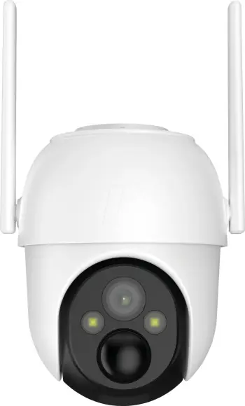 Kamerë sigurie Arenti GO2 & SP2 me panel diellor, Wi-Fi, bardhë