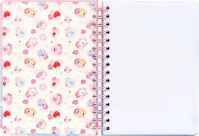 Fletore BT21 Line Friends, A5, kapak i fortë, me spirale - 2