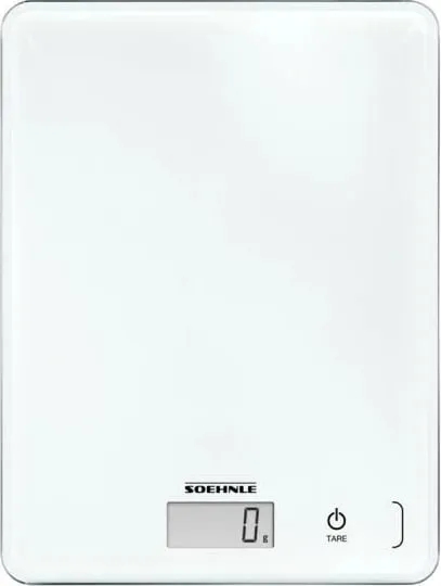 Peshore kuzhine, Soehnle, Page Compact 300 (61501), digjitale, e hollë, e bardhë - 3