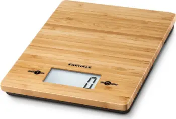 peshore kuzhine, Soehnle Bamboo 5kg 66308, ekran LCD, Sensor Touch, ndarje 1g, kafe