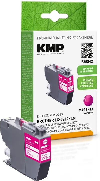 Kartricë boje KMP 1538 4006, XL, magenta - 1