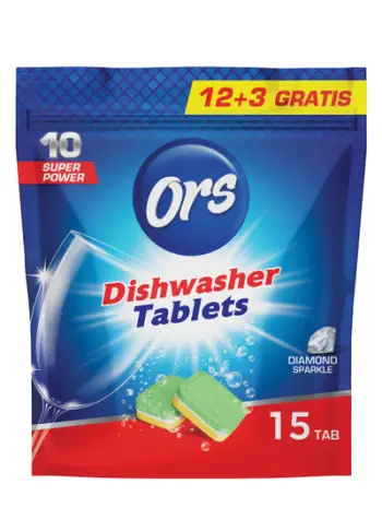 Tableta për enëlarëse Ors, 12+3 copë