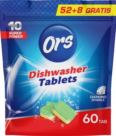 Tableta për enëlarëse Ors, 58+2 copë - 1