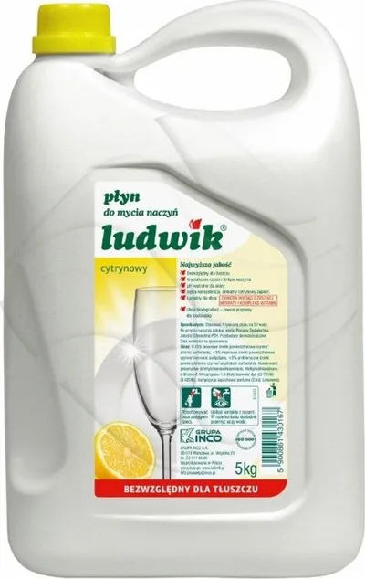 Lëng për larje enësh Ludwik Lemon, 5L - 1